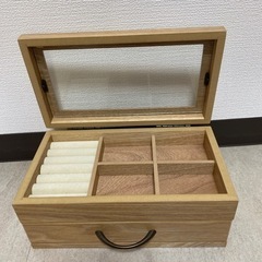 アクセサリーBOX 木製の画像