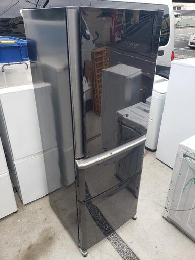 三菱 ノンフロン冷凍冷蔵庫 MR-C34T-B 2012年製 ブラック 335L 3ドア