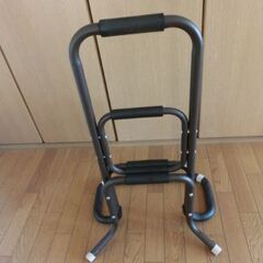 山善　YAMAZEN　立ち上が営補助手すり　ダークブラウン　KRT-80（DBR）介護　の画像
