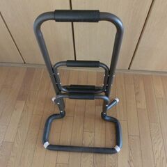 山善　YAMAZEN　立ち上が営補助手すり　ダークブラウン　KRT-80（DBR）介護　の画像