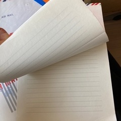 Air mail 封筒便箋セット　手紙の画像