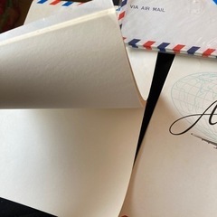 Air mail 封筒便箋セット　手紙の画像