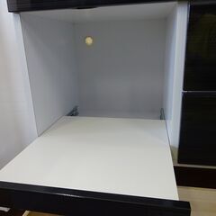 ノダ工芸　キッチンボード　90幅オープン食器棚　クリーム【愛品倶楽部柏店】の画像