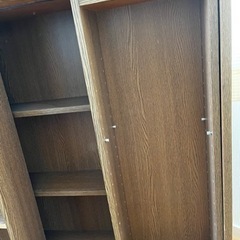 スライド式　本棚の画像