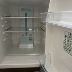 冷蔵庫 パナソニック ブラウン 中古の画像