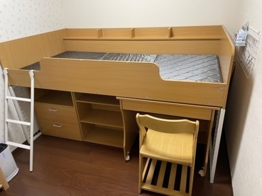 もう一度値下げします。ニトリ  システムベッド  子供用