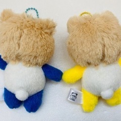 AAA えーパンダ 日高光啓 與真司郎 ぬいぐるみ チェーンキーホルダー 2個セットの画像