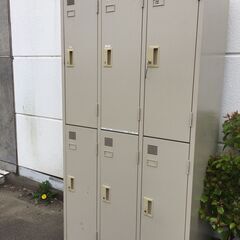 ■6541■6人用ロッカー スチール製 店舗用品 事務所 会社 ...