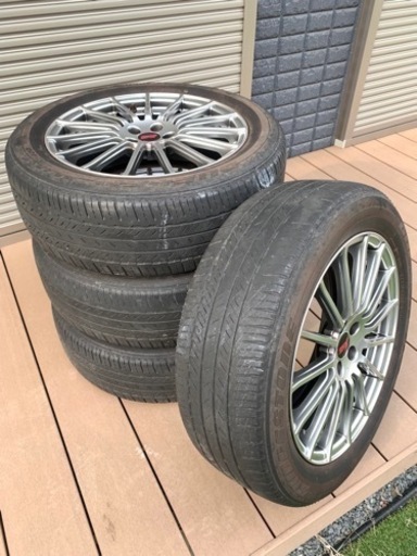 【取引終了】スバルフォレスター 18インチSTIアルミホイール4本