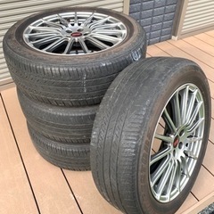 【取引終了】スバルフォレスター 18インチSTIアルミホイール4本の画像