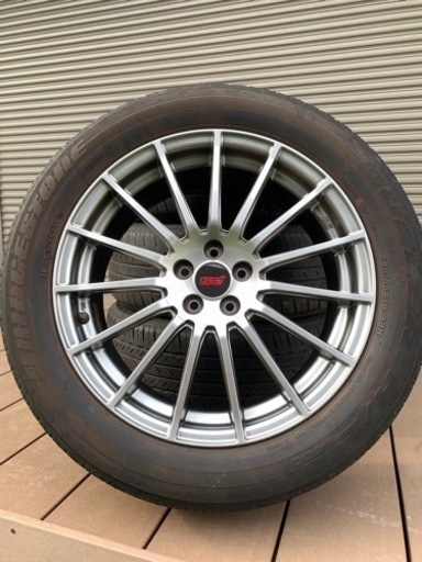 【取引終了】スバルフォレスター 18インチSTIアルミホイール4本