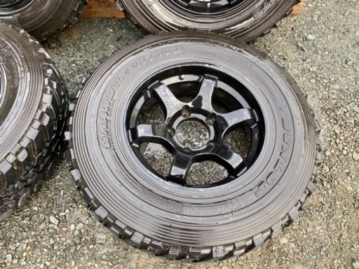 No.603 LT223/75R16×6.0JJ 5H ダンロップ 4本セット リフトアップ車 オフロード オリジン風