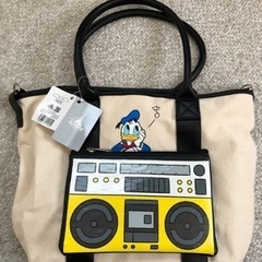 値下げしました！新品未使用 ドナルドダック手提げカバン