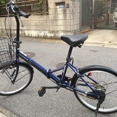 20インチ　折りたたみ自転車の画像