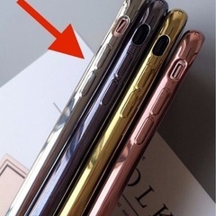 新品未使用　c.u.l　 バンパー風背面クリアメタリックiPhoneケース　iPhoneXR シルバーの画像