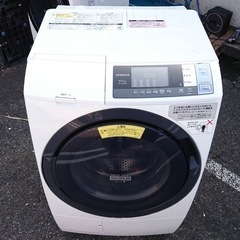 ●【引き取り限定中古品】HITACHI ドラム式洗濯乾燥機 BD-SG100BL 10.0kg 2018年製 中古品 の画像