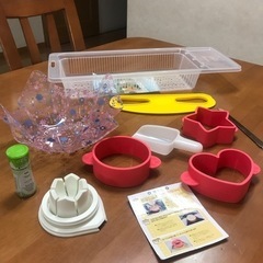 ★【お取引決定】水切りカゴ　ゆで卵切り　シリコン型などの画像