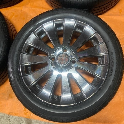 ?165/55R15 4分山ラジアルタイヤ、アルミセット