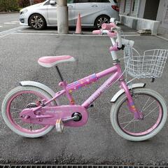【美品】デューリーガール 16インチ 自転車 子供用 幼児用 サイクルあさひ リユース】デューリーガール 16インチ 2019年モデル 子供用 自転車