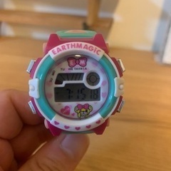 お子様限定　使用数回　アースマジック腕時計 女の子