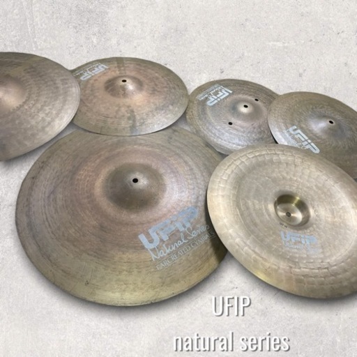 UFIP natural series シンバル フルセット　