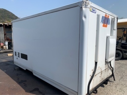 No.600 保冷バン 2ｔ 車  アルミ 箱 バイク 倉庫 トラック コンテナ 米 保管庫 物置 DIY