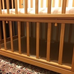 【受け渡し者決定しました】 KATOJIベビーベッドの画像