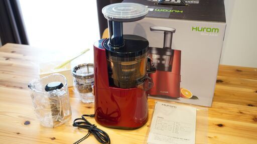 【引き取り限定】ヒューロム スロージューサー フェラーリレッド H-AA-RBA17