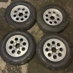 夏タイヤ　245/70R16 タイヤ社外ホイールセット　値下げ！