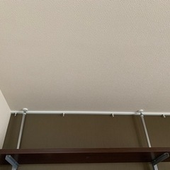 【使用1年＊美品】突っ張り壁面収納ラック 120幅3段タイフ゜の画像