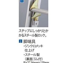 長谷川工業 アルミ2連はしご  軽量タイプ 　ハシゴの画像