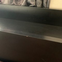 セミダブルベッドフレーム　ロータイプ ヘッドボード付き コンセント付きの画像