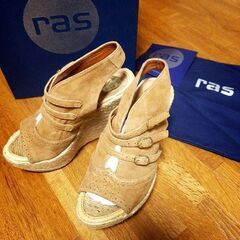 半額以下！ras✩ウェッジソール厚底サンダル