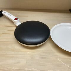 クレープメーカー アイリスオーヤマ PCM-800-W ホワイト