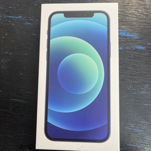 【SIMフリー】ほぼ新品 未使用 iPhone12 128GB ブルー MGHX3J/A A2402  本体 2022/04/07