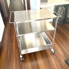 無印良品 ステンレスユニットシェルフワゴンセット