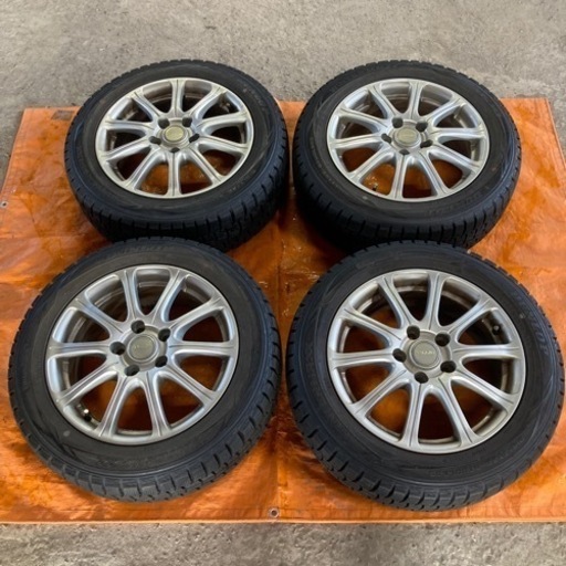 ?205/55R16 9分山スタッドレスタイヤ、アルミセット