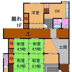 古民家風6ＤＫ☆母屋・離れ・倉庫あり◇駐車場広々 - 不動産