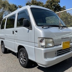 平成14年 サンバー バン VB TV1 シルバー 2WD MT AC 走行10.1万キロ 車検対応可の画像