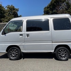 平成14年 サンバー バン VB TV1 シルバー 2WD MT AC 走行10.1万キロ 車検対応可の画像