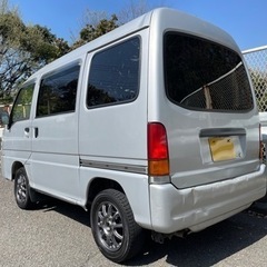 平成14年 サンバー バン VB TV1 シルバー 2WD MT AC 走行10.1万キロ 車検対応可の画像