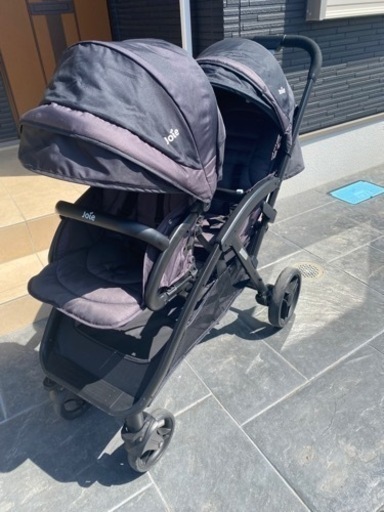 【ご購入者様決定済】2人乗りベビーカー　縦型　joie  Evalite Duo エヴァライトデュオ