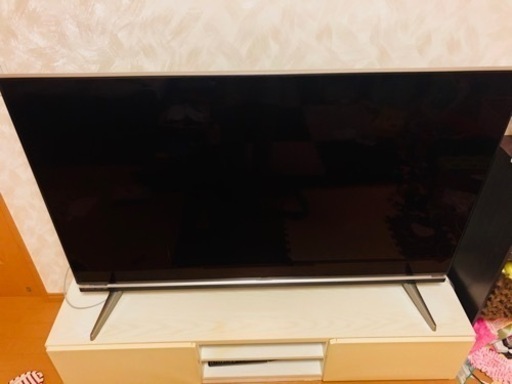 テレビ　60インチ　テレビ台付き