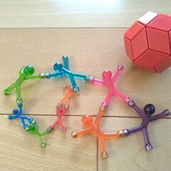 キューマンマグネット、マグネットピースパズル　セット