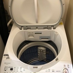 【譲渡先決定】 SHARP 乾燥機能付き洗濯機の画像