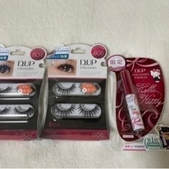 新品未開封　未使用　D.UP 804 806 キティ限定つけまの...