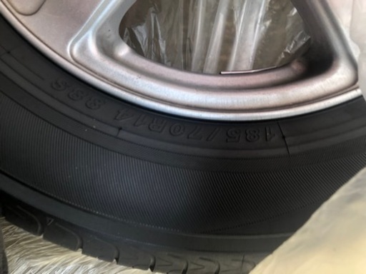 説明欄必読　値下げは相談にて　ホイール＆夏タイヤ185/70R14 4本セット