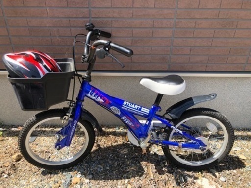 子供自転車　16インチ　ヘルメット付き
