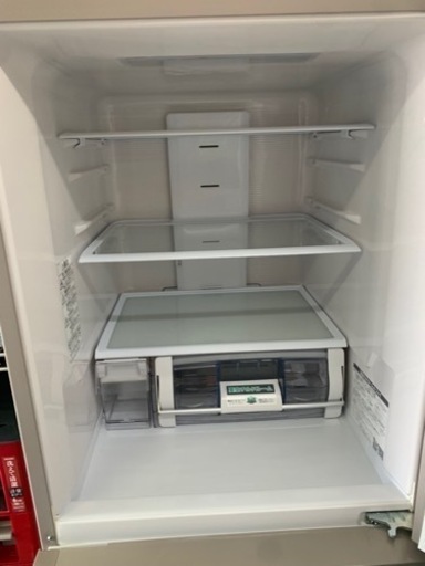 日立 冷蔵庫 265L 2015年 3ドア 自動製氷 真空チルド ガラスドア 真ん中野菜室 R-S2700FV