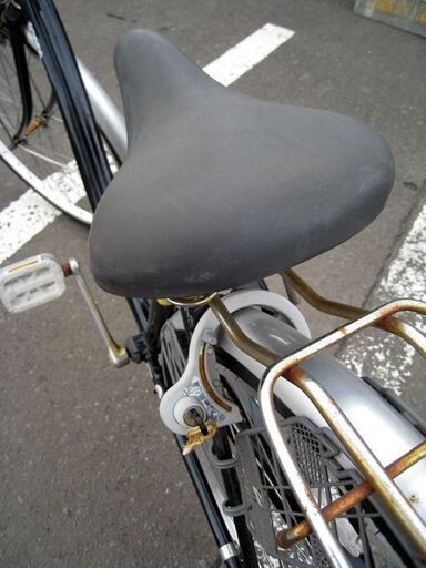 ☆ 27インチ シティサイクル 鍵付き 自転車 ブラック 黒 ママチャリ 札幌 東区 北20条店